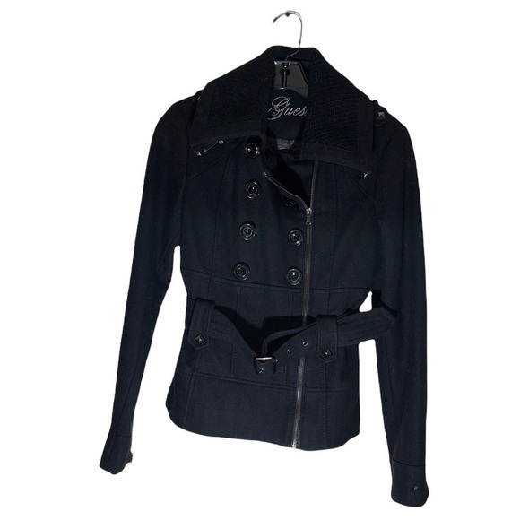 Guess Wool Blend Pea Coat. Size SP - Picture 3 of 13